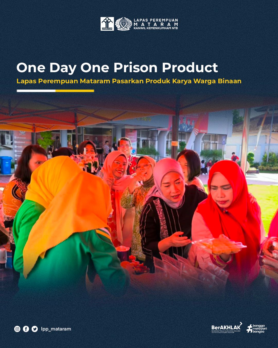 One Day One Prison Product, Lapas Perempuan Mataram Pasarkan Produk Karya Warga Binaan